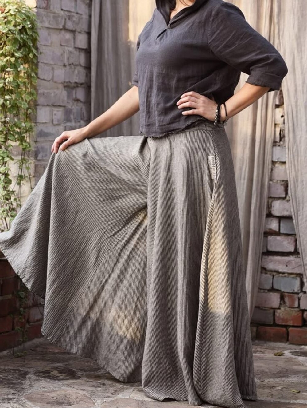 "NWTO"Studio POLEMPOLEN Linen Pants